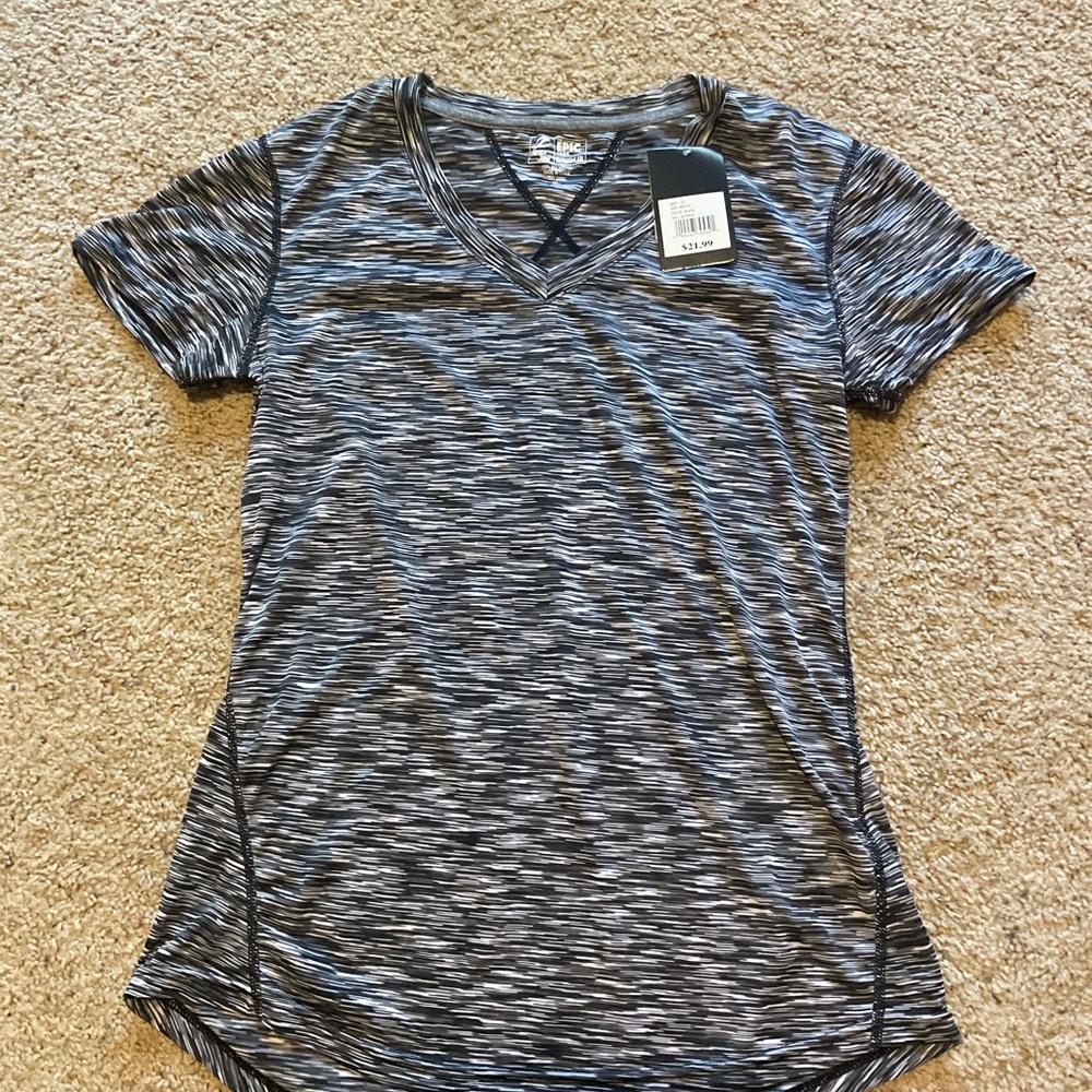 Energy Zone Gray Fitted Short Sleeve Tee